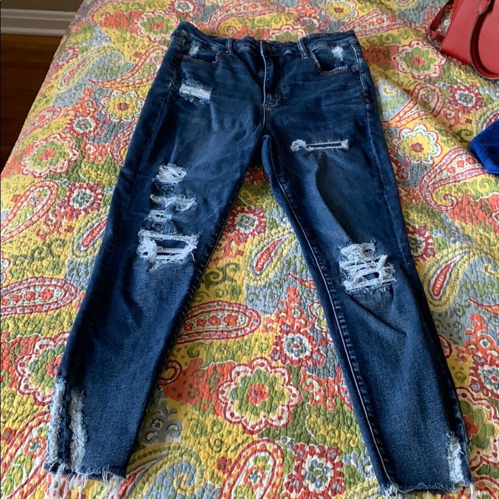 American eagle distressed Jeggings
